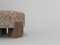 Cassette Pouf in Kvadrat Zero 0009 Fabric and Smoked Oak by Alter Ego for Collector, Image 2