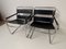 Chaises Vintage en Cuir Sling avec Structure en Chrome, 1970s 5