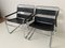 Vintage Chrome Frame Sling Leather Chairs, 1970s 3