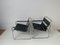 Vintage Chrome Frame Sling Leather Chairs, 1970s 9
