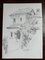 Jan Kristofori, Swiss Motifs/Tessin Houses, Croquis originaux au crayon, Set de 3 9