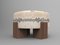 Cassette Pouf in Cascadia Basalt Fabric and Smoked Oak by Alter Ego for Collector, Image 1