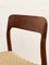 Mid-Century Model 75 Chairs in Teak by Niels O. Møller for J.L. Moller, 1950, Set of 4, Image 13