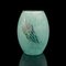 Englische Kunstglas Baluster Urne von Margaret Johnson, 2000er 2