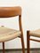 Chaises Modèle 75 Mid-Century en Teck par Niels O. Møller pour JL Moller, 1950, Set de 2 5