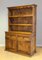 Vintage Rustic Pine Dresser with Drawers and Shelves 3