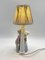 Table Lamp with Porcelain Foot in Shape a Kissing Lover from Heubach Brothers, Germany, 1920s 6