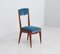 Italian Velvet Dining Chairs, 1950s, Set of 4 1