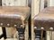 Louis XIII Chairs in Oak and Leather, 20th Century, Set of 4 5