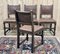 Louis XIII Stühle aus Eiche & Leder, 20. Jahrhundert, 4er Set 12