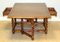 Drop Leaf Table with Leather Top & Gate Legs by Theodore Alexander 4