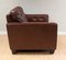 Chesterfield Style Brown Leather 2-Seater Sofa in the style of Knoll, Image 8