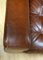 Chesterfield Style Braunes Leder 2-Sitzer Sofa im Stil von Knoll 11