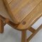 Brutalist Dining Chair in Oak by De Puydt, 1970s, Set of 4, Image 10