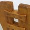 Brutalist Dining Chair in Oak by De Puydt, 1970s, Set of 4, Image 11