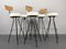 Bar Stools by Herta Maria Witzemann for Erwin Behr, Germany, 1950s, Set of 5 1