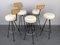 Bar Stools by Herta Maria Witzemann for Erwin Behr, Germany, 1950s, Set of 5 4