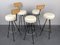 Tabourets de Bar par Herta Maria Witzemann pour Erwin Behr, Allemagne, 1950s, Set de 5 4