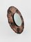 Brutalist Mirror in Hammered Copper in the style of A. Bragalini, Italy, 1950s, Image 7