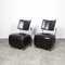 Oskar Leather Lounge Chairs by Harri Korhonen, 1980s, Set of 2 3