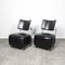 Oskar Leather Lounge Chairs by Harri Korhonen, 1980s, Set of 2, Image 3