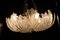 Italian Flower Ceiling Light in Murano Glass & Metal, 1970s, Image 18