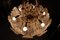 Italian Flower Ceiling Light in Murano Glass & Metal, 1970s 5