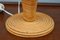 Lámpara de mesa en forma de hongo de bambú, Italia, años 50, Imagen 4