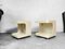 Space Age Nightstands or Side Tables in Plastic on Wheels by Marcello Siard for Collezioni Longato, Set of 2 1