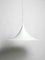 Semi White Hanging Lamp by Claus Bonderup & Torsten Thorup for Fog & Mørup, 1970s 8