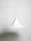 Semi White Hanging Lamp by Claus Bonderup & Torsten Thorup for Fog & Mørup, 1970s, Image 8