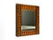 Art Deco Wall Mirror in Oak, 1930s 2