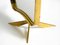 Large Mid-Century Adjustable Brass Tripod Table Mirror by United Workshops for Vereinigte Werkstätten Collection, 1950s 13