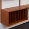 Teak Wall Unit with Dresser and Vinyl Records Cabinet by Poul Cadovius for Cado, Denmark, 1960s, Image 10