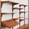 Teak Wall Unit with Dresser and Vinyl Records Cabinet by Poul Cadovius for Cado, Denmark, 1960s 9