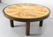 French Round Coffee Table by Leduc, Vallauris, France, 1960s, Image 3