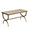 Vintage Coffee Table in Marble Brass in the style of Maison Jansen, 1950s 1