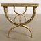 Vintage Coffee Table in Marble Brass in the style of Maison Jansen, 1950s 3