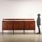 Credenza vintage impiallacciata in noce, Italia, anni '60, Immagine 3