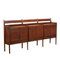 Credenza vintage impiallacciata in noce, Italia, anni '60, Immagine 1