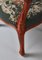 Fauteuil Style Rococo Teinté Rouge, Début du 20ème Siècle 9