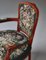 Danish Rococo Style Red Stained Armchair, Early 20th Century, Image 10