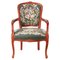 Danish Rococo Style Red Stained Armchair, Early 20th Century, Image 1