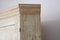 Antique Northern Swedish Gustavian Style Country House White Corner Cabinet 10