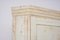 Antique Northern Swedish Gustavian Style Country House White Corner Cabinet 9