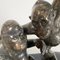 Italian Artist, Sculpture of Monkeys, Mid-20th Century, Marble, Image 6
