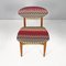 Italian Mid-Century Modern Wooden Chairs with Missoni Fabric, 1960s, Set of 6, Image 7