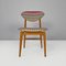 Italian Mid-Century Modern Wooden Chairs with Missoni Fabric, 1960s, Set of 6 5