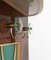 Appendiabiti da parete in legno, ottone e vetro nello stile di Paolo Buffa, Italia, anni '40, Immagine 7