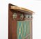 Wall Coat Rack in Wood, Brass and Glass in the style of Paolo Buffa Style, Italy, 1940s 12